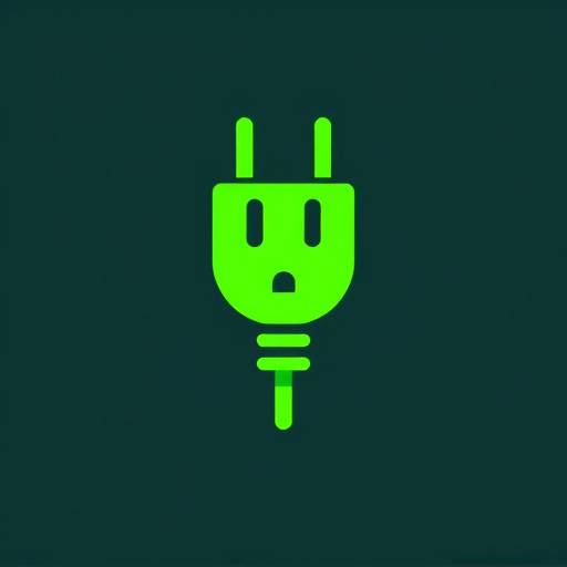 Icona di una spina elettrica verde, simbolo della consulenza energetica e dell'ottimizzazione dei consumi.