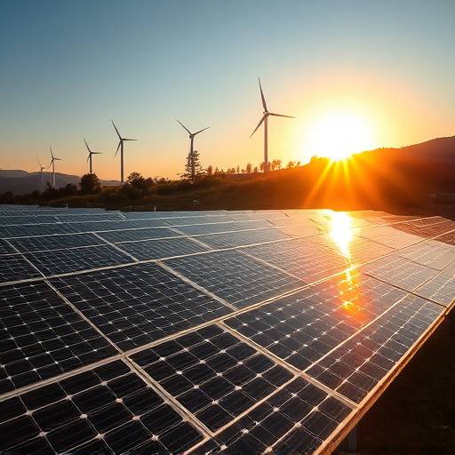 Pannelli solari che brillano sotto il sole italiano, simbolo dell'energia rinnovabile e del futuro sostenibile.